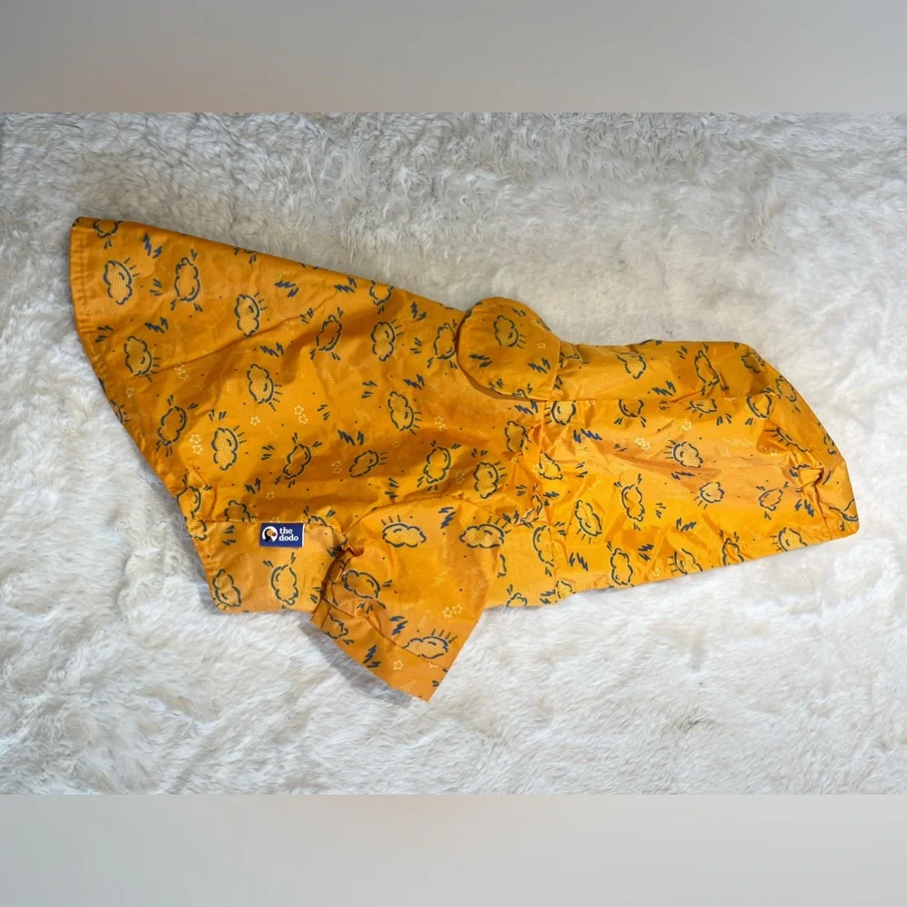 the dodo brand size medium raincoat for dog